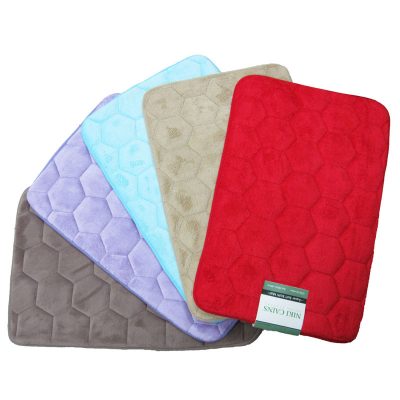 honey-comb-foam-microfiber-bathmat